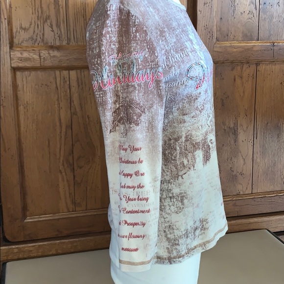 🎄Christmas 3/4 Sleeved Shirt; Medium🎅🏼 - Picture 4 of 9